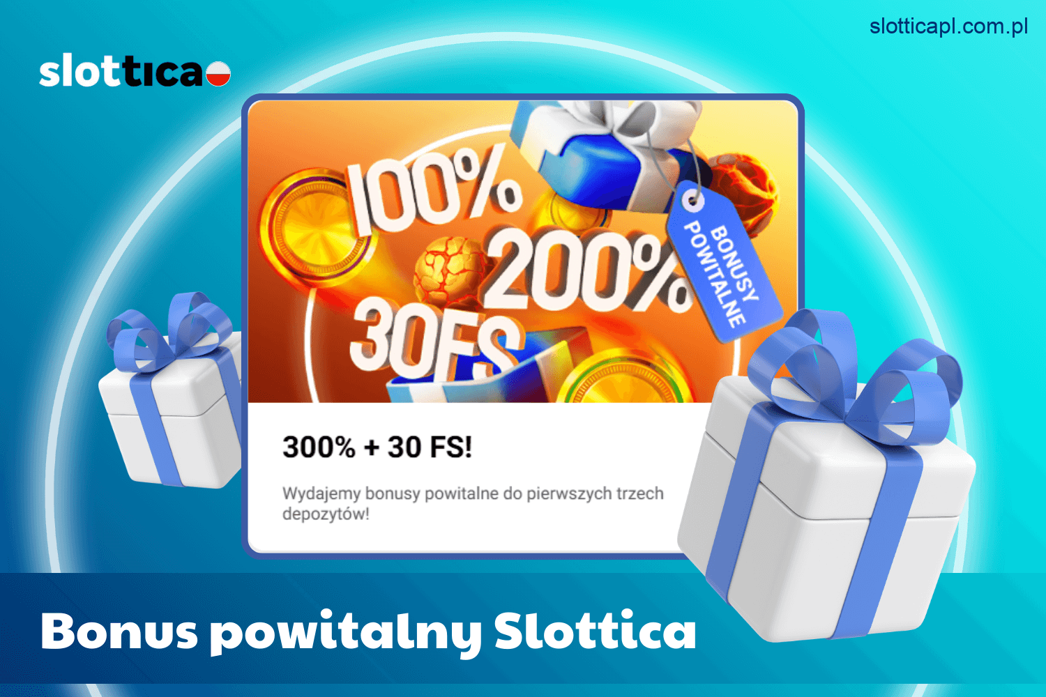 Bonus powitalny dla nowych graczy w Slottica Casino w Polsce
