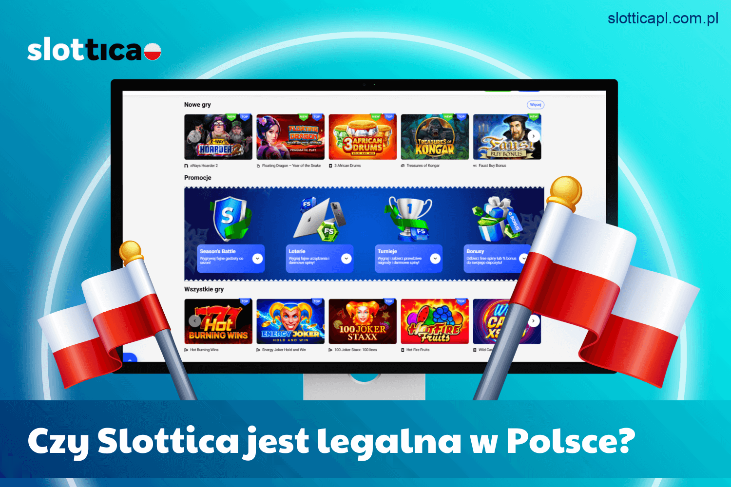 Legalność Slottica w Polsce: czy można tu grać bez obaw?