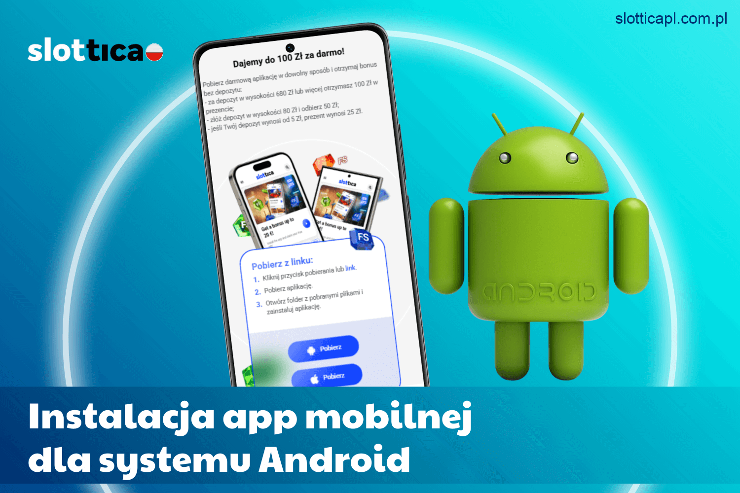 Proces instalacji aplikacji Slottica na urządzenia z systemem Android w Polsce