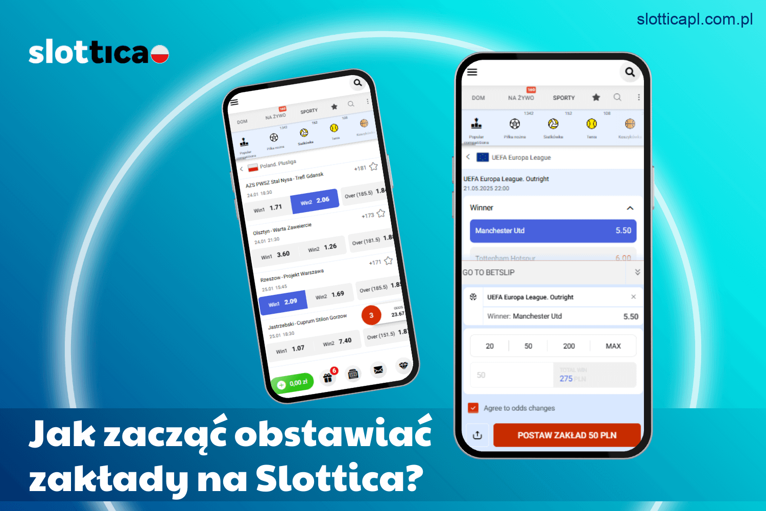 Jak rozpocząć swoją przygodę z zakładami sportowymi na Slottica w Polsce?