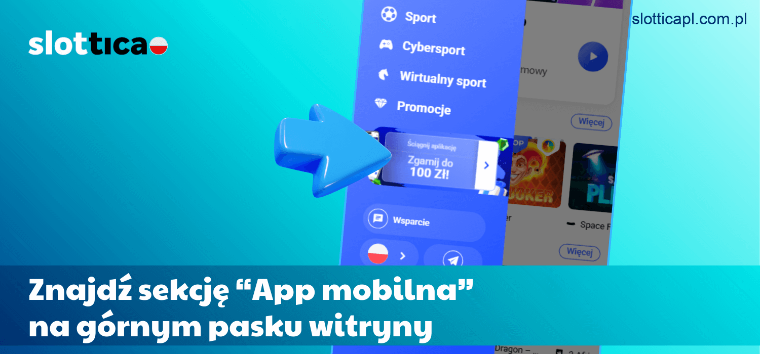 W menu nawigacyjnym znajdź sekcję Aplikacja mobilna