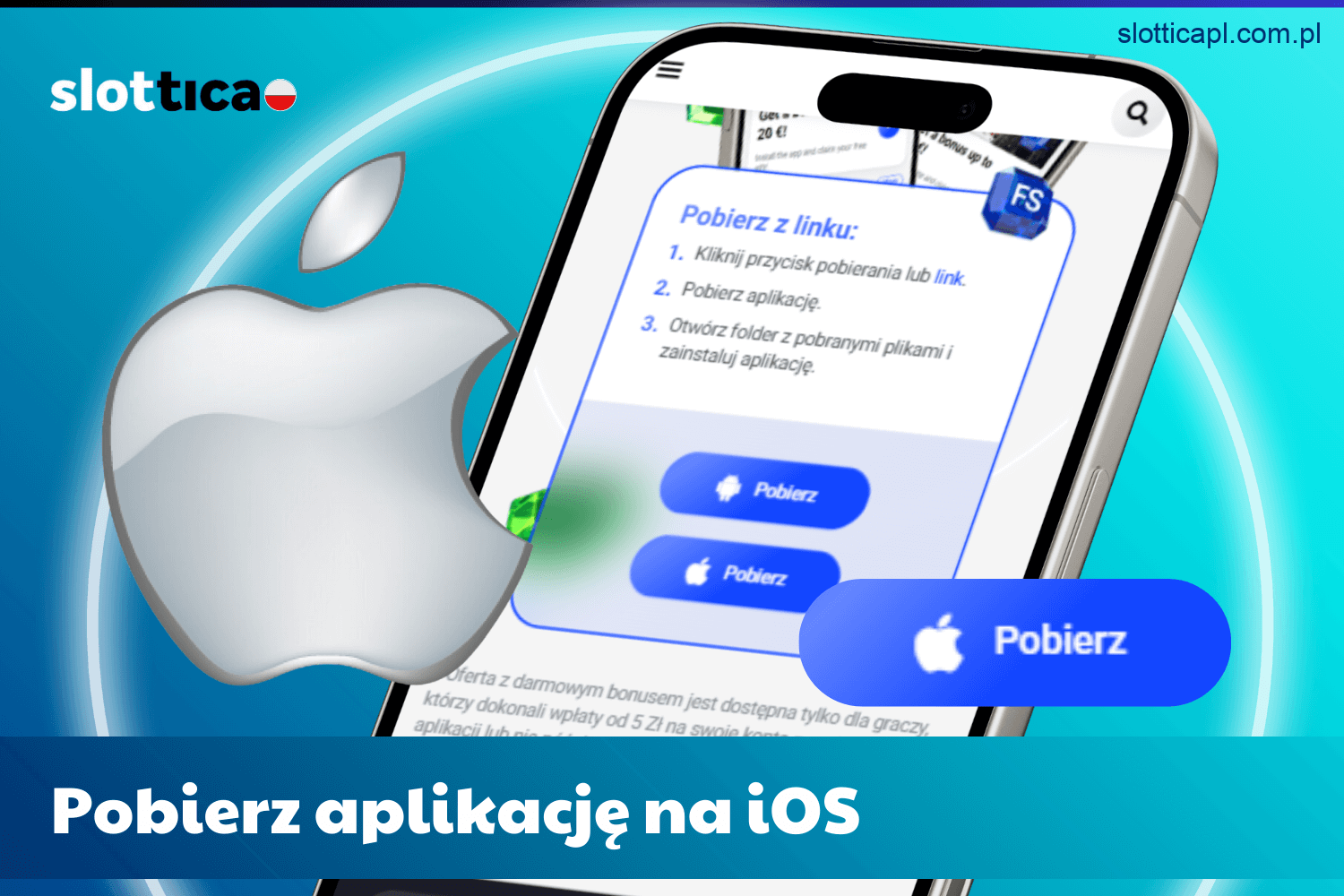Pobierz aplikację Slottica na urządzenia iOS w Polsce