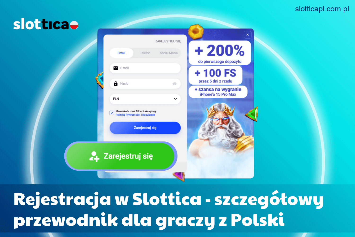 Jak założyć konto w Slottica: przewodnik krok po kroku dla graczy z Polski