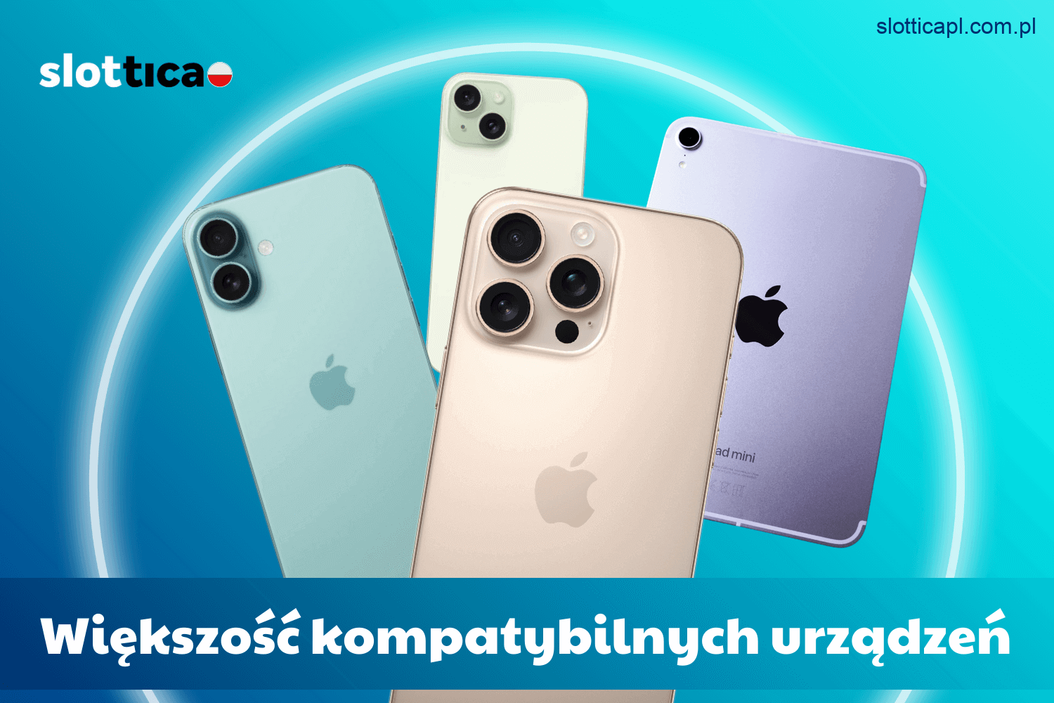 Lista urządzeń iOS kompatybilnych z aplikacją Slottica w Polsce