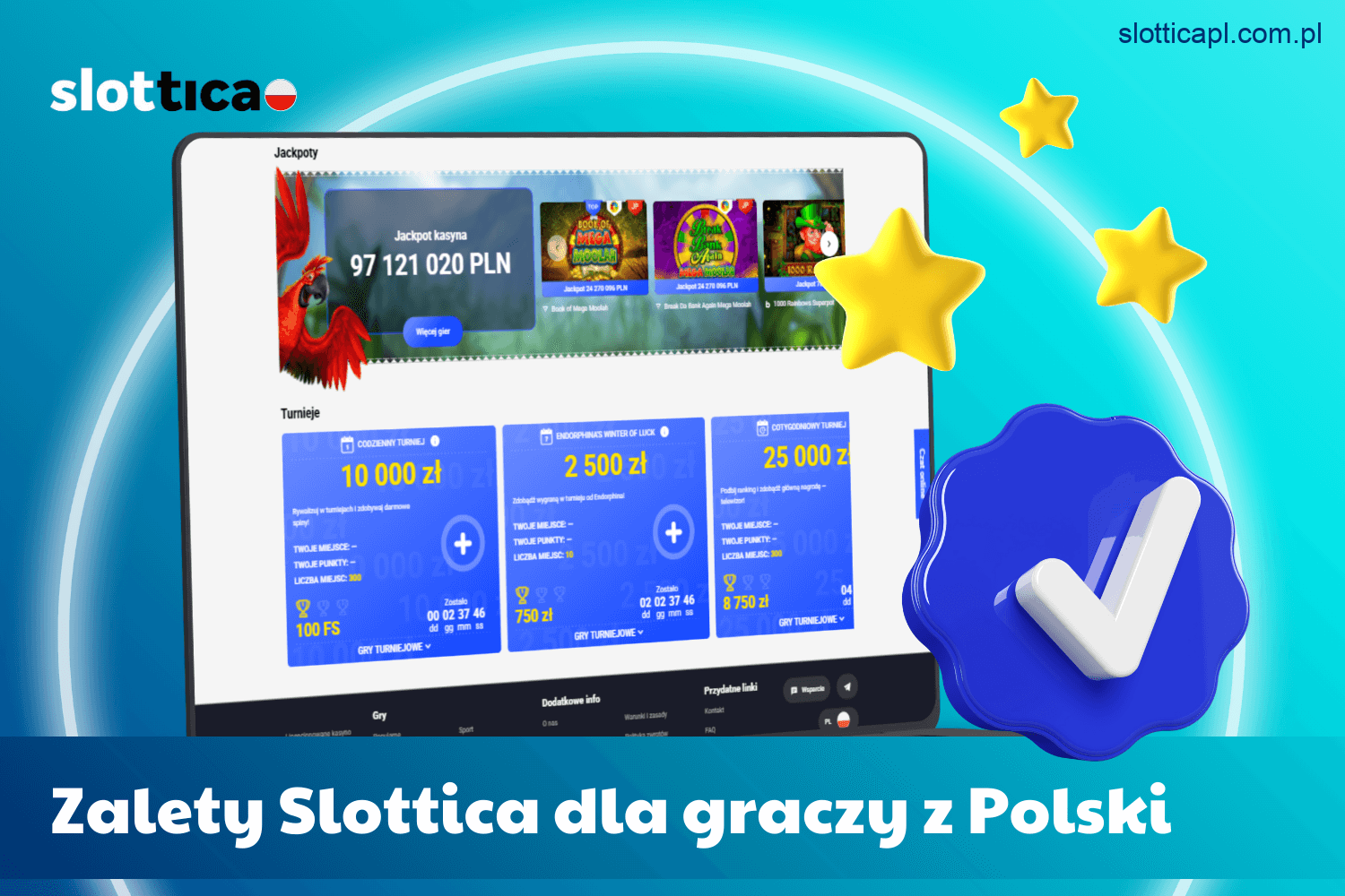 Dlaczego gracze z Polski wybierają Slottica? Najważniejsze zalety